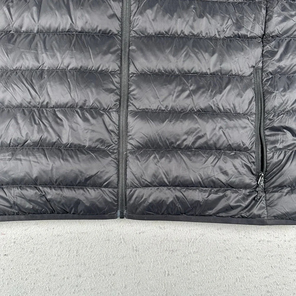 Eddie Bauer Down 650 Vest Men's XL Black Puffer Full Zip‎ Insulated Cirruslite
